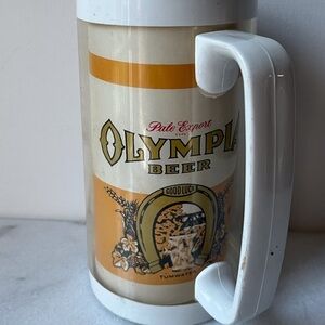 Vintage USA Thermos Mug Olympia Beer Advertising item